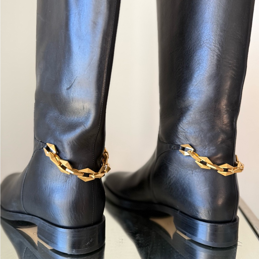 New Jimmy Choo Nell leather knee-high boots $1,695 39.5 - Picture 8 of 16